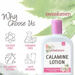 SWISSLUMEN Calamine Lotion With Aloe Vera - 100 ml image 2