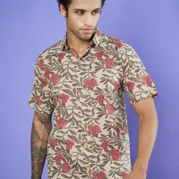 COTLAND FASHION Men Premium Floral Opaque Printed Casual Shirt-image-41