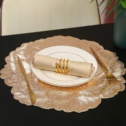 Dakshya Industries 2-Pcs Printed Round Table Placemats image 2