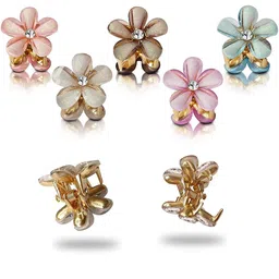 DailyObjects Women Set of 5 Claw Clips-picture-33