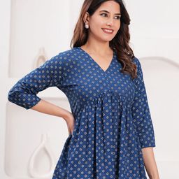 Sarai Floral Print Cotton Empire Top-picture-40