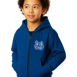3Colors Boys Printed Hooded Sweatshirt image 2