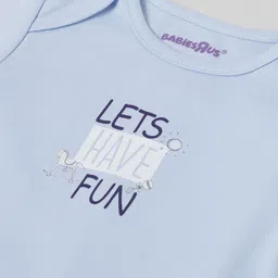 Babies R Us Infant Boys Pack Of 2 Printed Cotton Bodysuit image 4