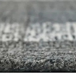 saraswatii global Grey & White Geometric Anti-Skid Woollen Carpet image 5