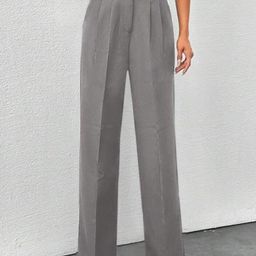 Next One Women Smart High-Rise Easy Wash Pleated Korean Pant-image-31