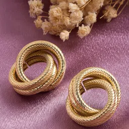 Forever Glam by Pantaloons Geometric Studs Earrings-picture-52