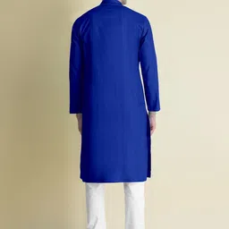 KRUDHA Men Thread Work Kurta image 2