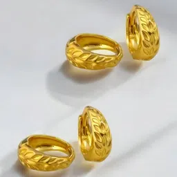 SHREE KRISHNA SHOPPING Gold-Plated Brass Earrings-picture-14