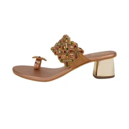 Solefoot Embellished Party Block Sandals image 3