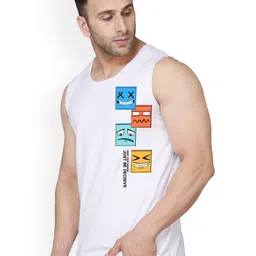 SLOWLORIS Pack Of 2 Printed Gym Vests
SL26 COMBO (LOUD PEACH) (JUST WHITE) image 4