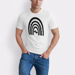 Seekbuylove Men Bio Finish Graphic Printed Pure Cotton T-shirt image 4