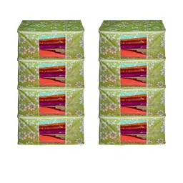 AMAK INC Green Fabric Multi-Utility Wardrobe Organisers-image-91