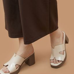 CODE by Lifestyle Women PU Block Heel Sandals-picture-48