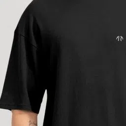 Triptee Men Graphic Printed Round Neck Cotton Oversized T-shirt image 2