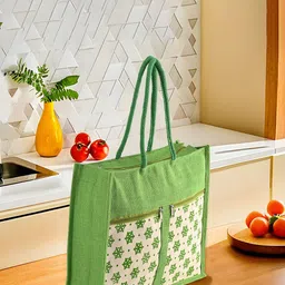 Kuber Industries Printed Structured Tote Bag with Quilted-picture-16