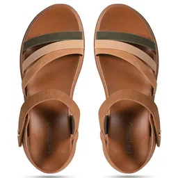 San Marino by Shoe Bank Women Colourblocked Open Toe Flats-picture-38