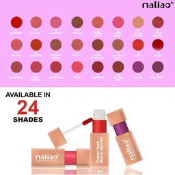 Maliao Color Last Long-lasting Matte Liquid Lipstick - 4 ml - Violet - 23 image 4