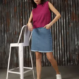 High Star Women Cable Knit Pullover-image-57