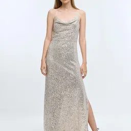 COVER STORY Embellished Cowl Neck Maxi Dress-picture-23