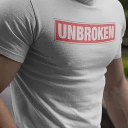 Wod Armour Men Typography Printed Drop-Shoulder Sleeves T-shirt image 4