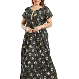 Inner Beats Women Pack Of 2 Multicoloured Cotton Blend Nightdress-picture-20