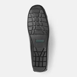 Woodland Men Textured Leather Loafers image 5