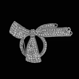 Curren Silver-Toned Plated Metal Brooch-picture-35