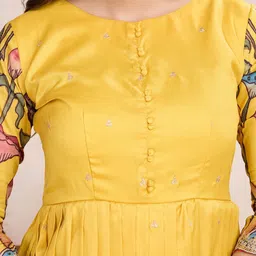 Tasarika Printed V-Neck Maxi Ethnic Dress image 2