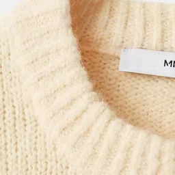 MANGO Round Neck Oversized Knitted Pullover image 2