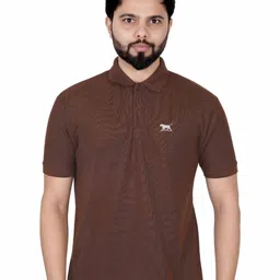 LA MILANO Men Printed Polo Collar Pockets Slim Fit T-shirt-picture-14