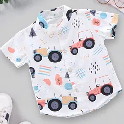 BAESD Boys Classic Floral Printed Casual Shirt image 5