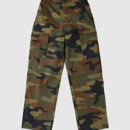 GAP Boys Camouflage Printed Mid-Rise Cargo Trousers-picture-19