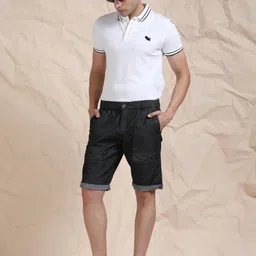 beevee Men Regular Fit Mid-Rise Casual Shorts image 3