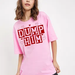 COLOR CAPITAL Women Typography Printed Pockets T-shirt-image-29