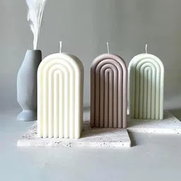 Dainty Little Shop Green & Pink 2 pieces Core Candle-image-33