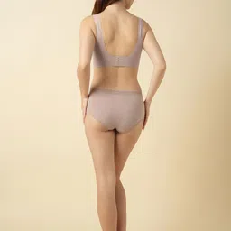 Van Heusen Women Cotton Mid Rise Full Coverage Hipster Panty image 5