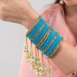 Mamon Creations Set of 30 Alloy Bangles-picture-29