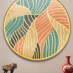 Livin'luxe Multicoloured MDF Other Wall Paintings-picture-40
