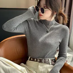 Outzidr Women Ribbed Pullover-picture-10