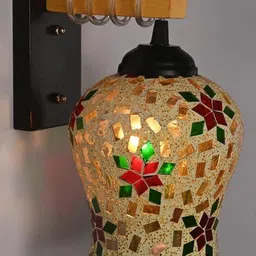 SOMIL Multi Glass Cylinder Printed Wall Lamps-picture-24