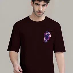 Kushi Flyer Men Graphic Printed Round Neck Relaxed Fit T-shirt-picture-12