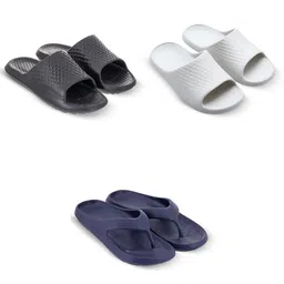 Feel alive Men Set Of 3 Ultra-Comfortable Lightweight Flip Flops-picture-22