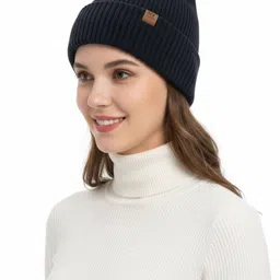 iSWEVEN Unisex Woollen Beanie image 5