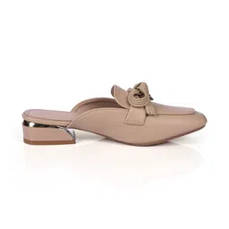 San Marino by Shoe Bank Block Mules with Bows image 3