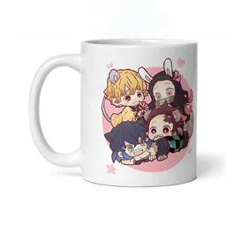 Mr UVD White Graphic Printed Ceramic Glossy Mug 350 ml image 3