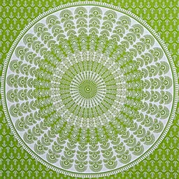 E Elma Unisex Green Bedsheets image 3