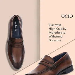 OCIO Men Slip-On Formal Loafers-image-15