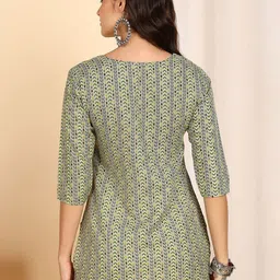 Moda Rapido Geometric Printed Kurti image 5