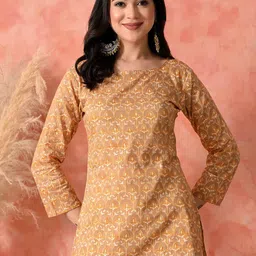 HARIKS Women Printed Round Neck Top With Palazzos Co-Ords-image-19