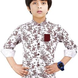 MADE IN THE SHADE Unisex Kids Floral Printed Casual Shirt-picture-44